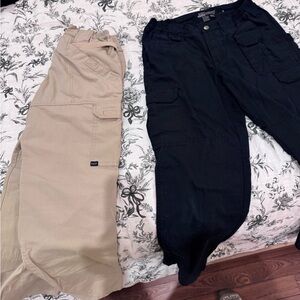 5.11 Tactical Black and Tan Women's Cargo Pant
